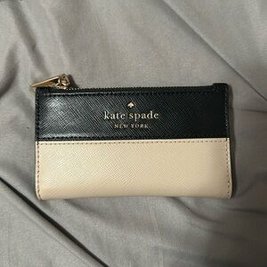 Kate spade black and tan neutral Wallet